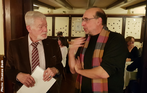 Dr. Hajo Goertz, BJV-Vorsitzender (links) und Frank Stach,<BR>DJV-NRW-Vorsitzender (rechts).